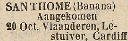 Aankomst in Banana